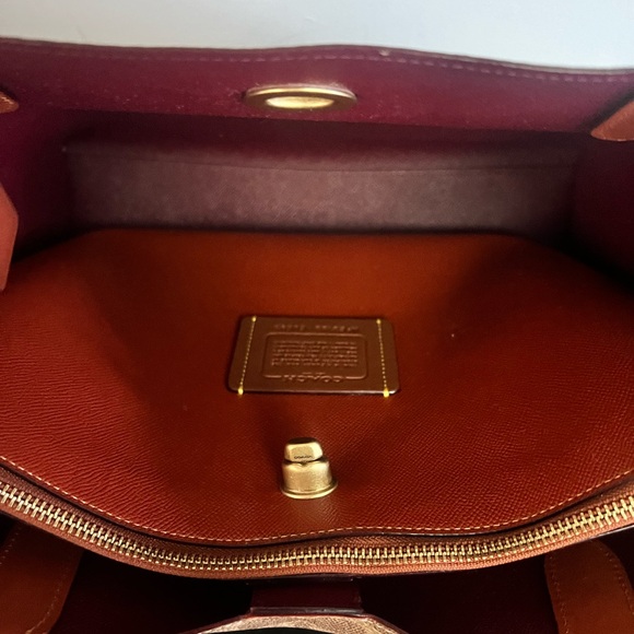 Coach Willow Brown Signature Tote Bag - Picture 12 of 13